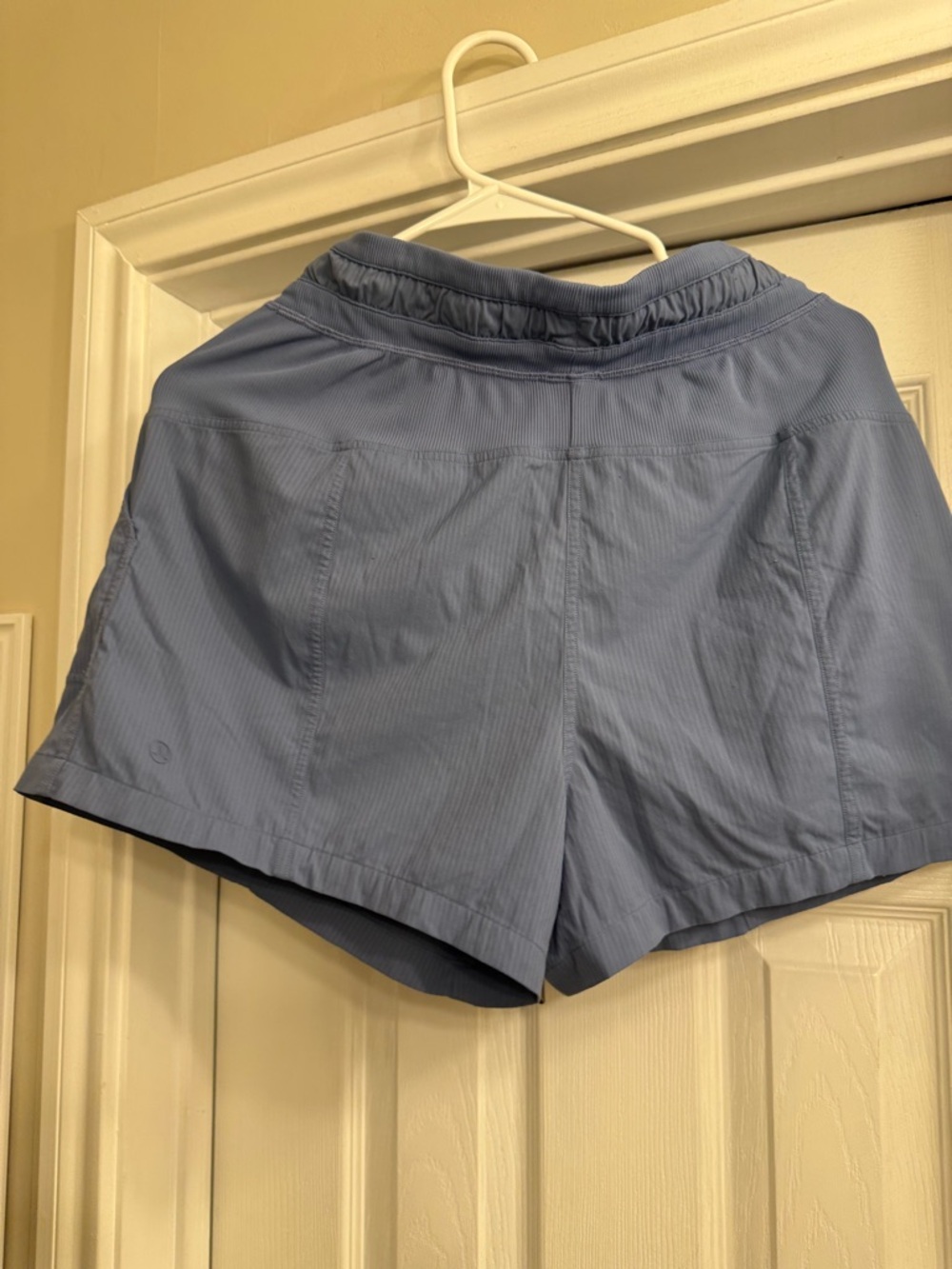 Lululemon Dance High Rise 3.5 Dusty Blue Athletic Shorts